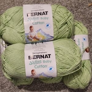 Yarnspiration Bernat Softee Baby Cotton Yarn 5 Skeins